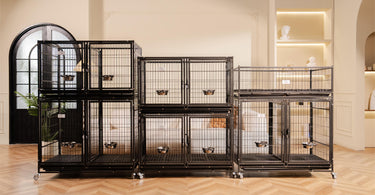 Multi-Tier Stackable Dog Crates: Comfort Kingdom for Pets