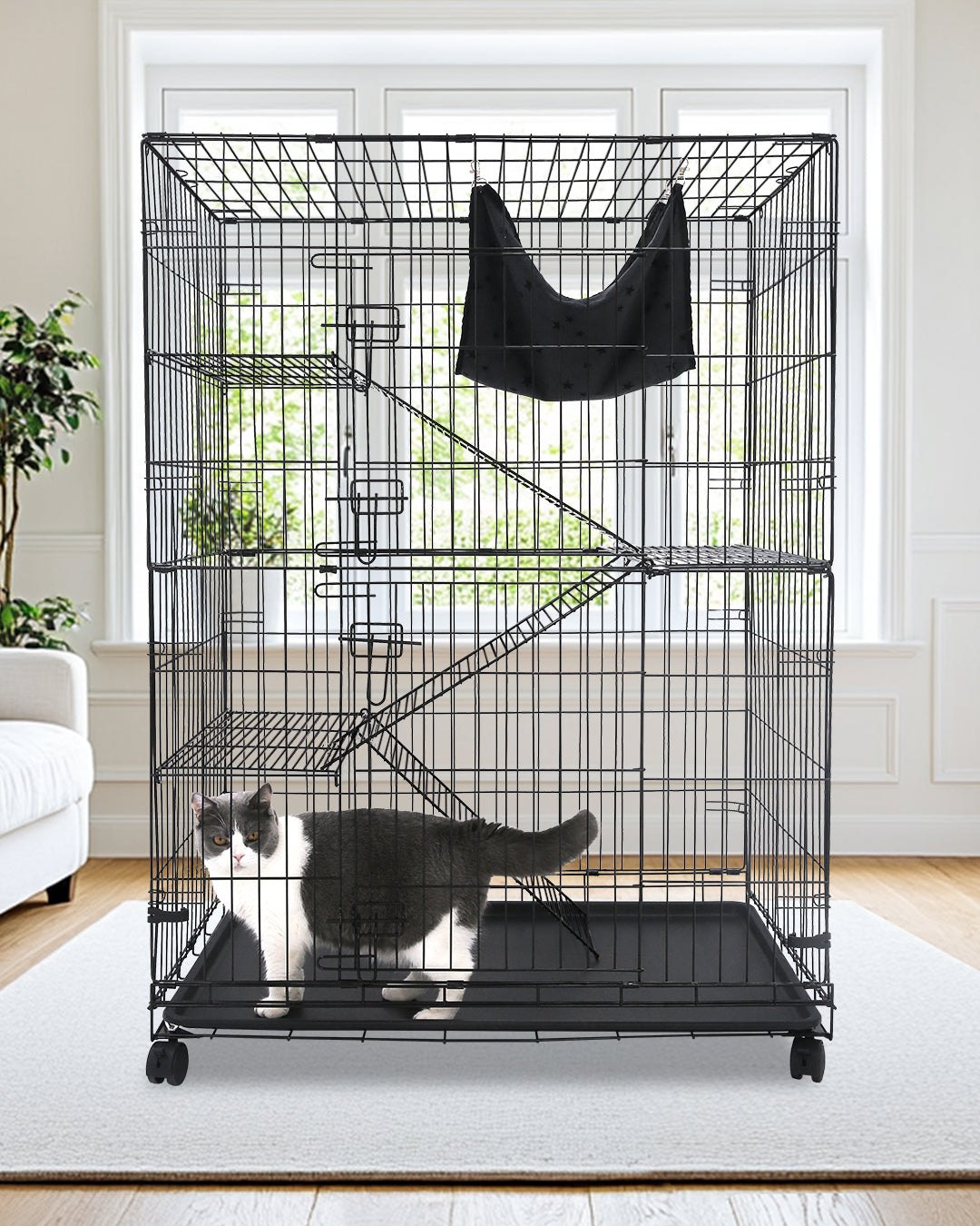 Dog Kennel Large Homey Pet 43 Inch Heavy Duty Dog Crate Cage