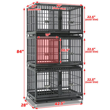 PortaTray Dog Crate Tray Pet Crate Pan Stainless Steel Dog Crate-29.5x17.5 x1 PortaTray Dog Crate Tray Pet Crate Pan Stainless Steel Dog Crate-29.5x17.5 x1