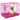 24-42" Collapsible Pink Dog Crate