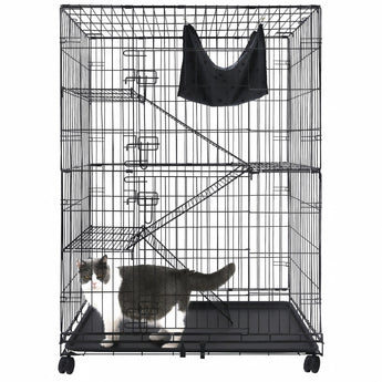 50 Inch 4-Tier Cat Cage C02