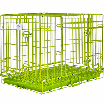 30" Collapsible Green Dog Crate