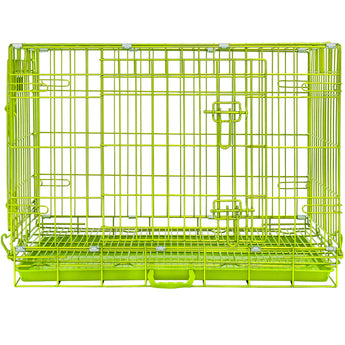 30" Collapsible Green Dog Crate GRN30